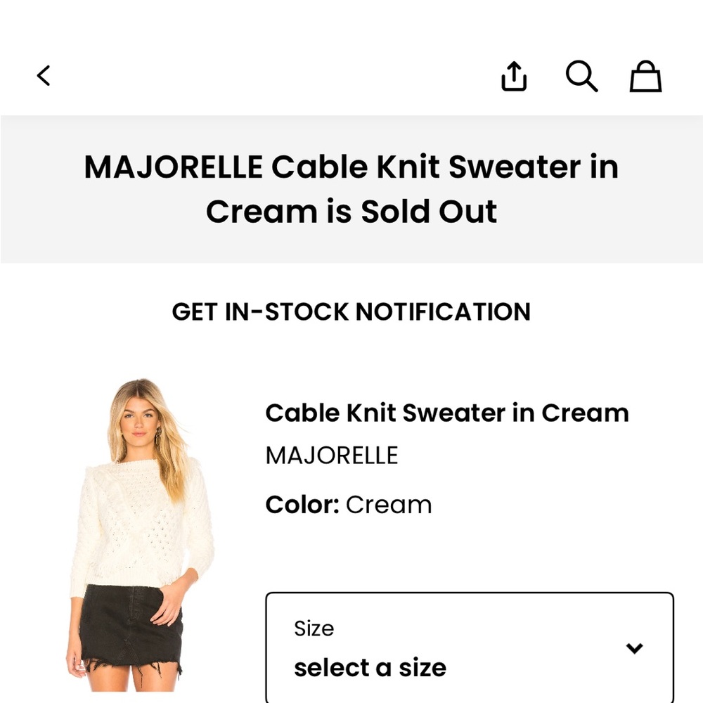 Cream Fringe Sweater